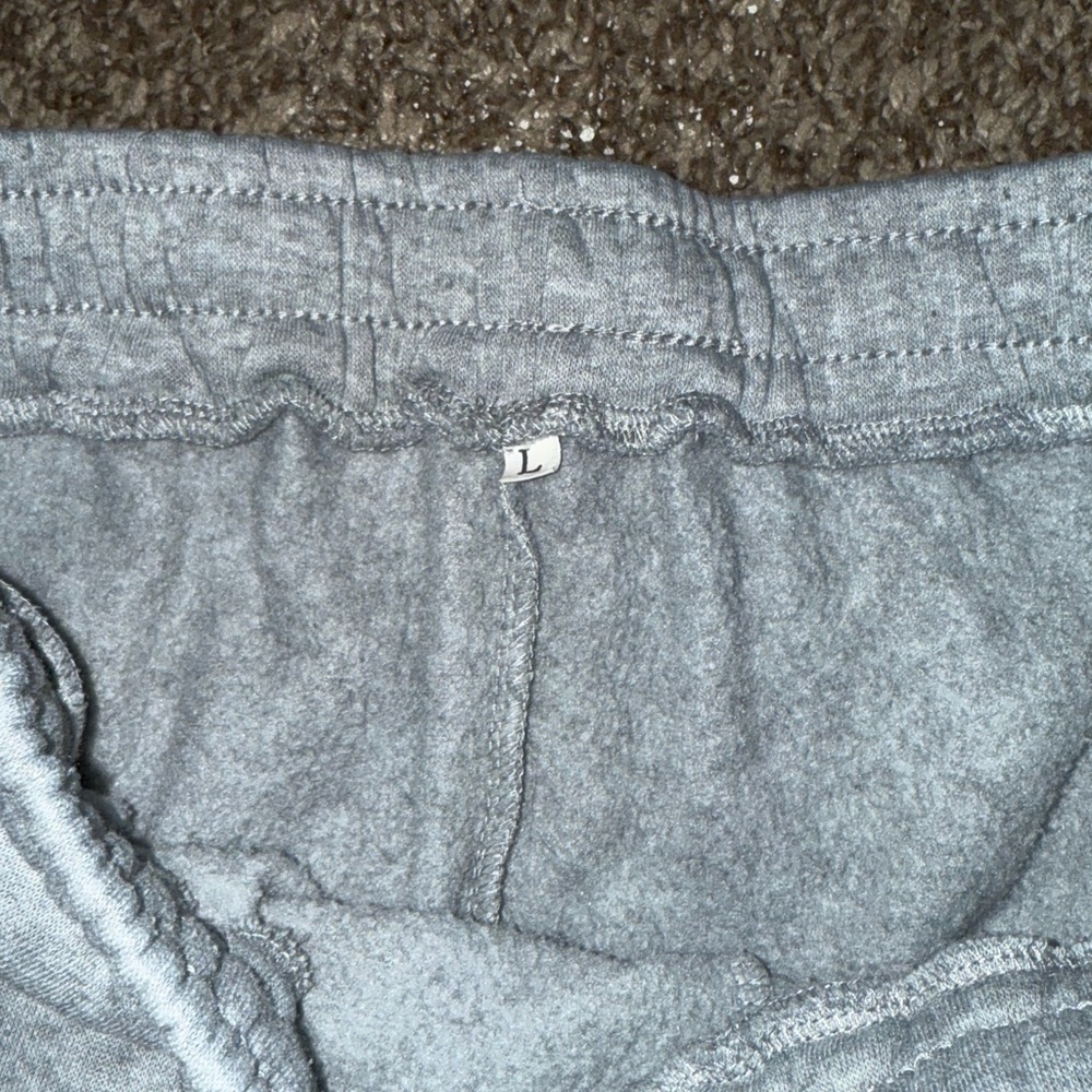 Grey, White, and Black Sweats with Elastic Waistband - Picture 4 of 4